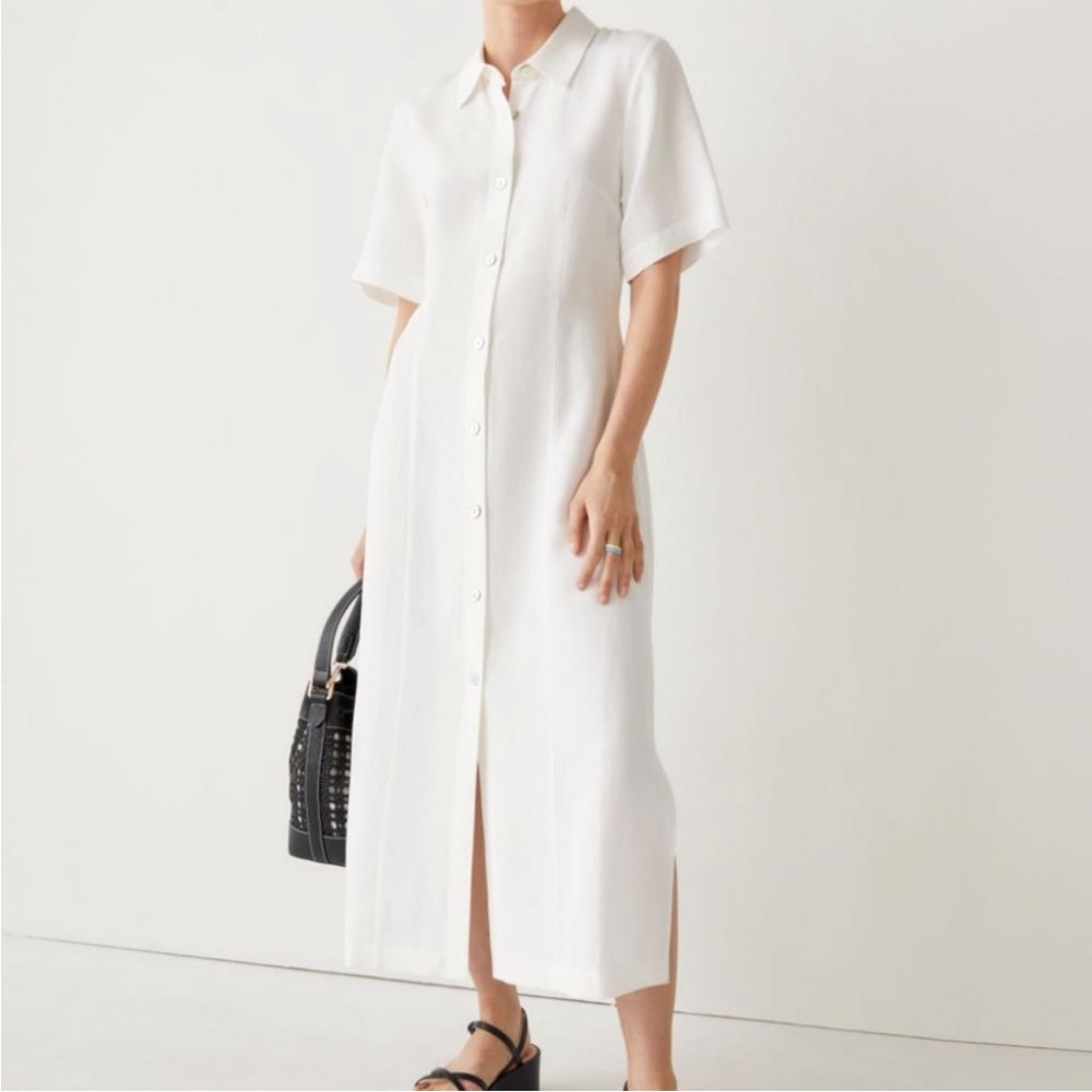 & other stories Linen Button Down Dress